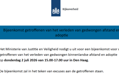 Aanmelden voor de excuus-dag met Claudia van Bruggen, staatssecretaris